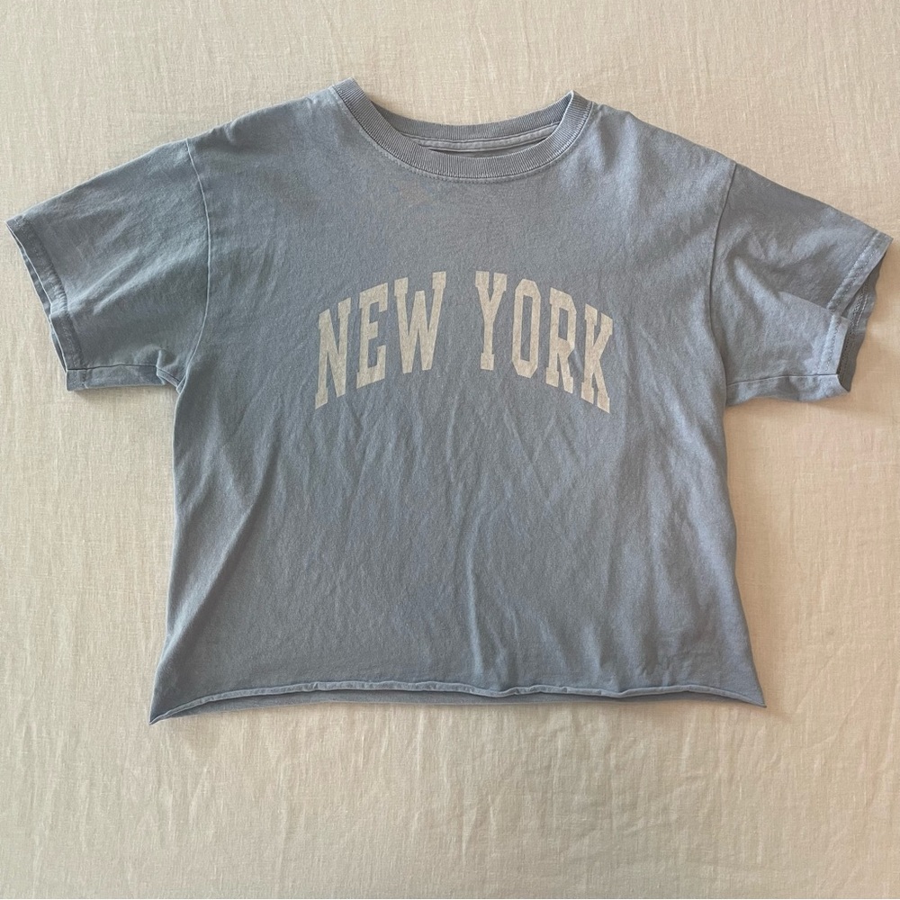 NY cropped t shirt